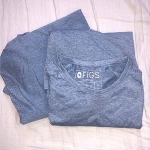 Pair of figs seamless long sleeve underscrubs